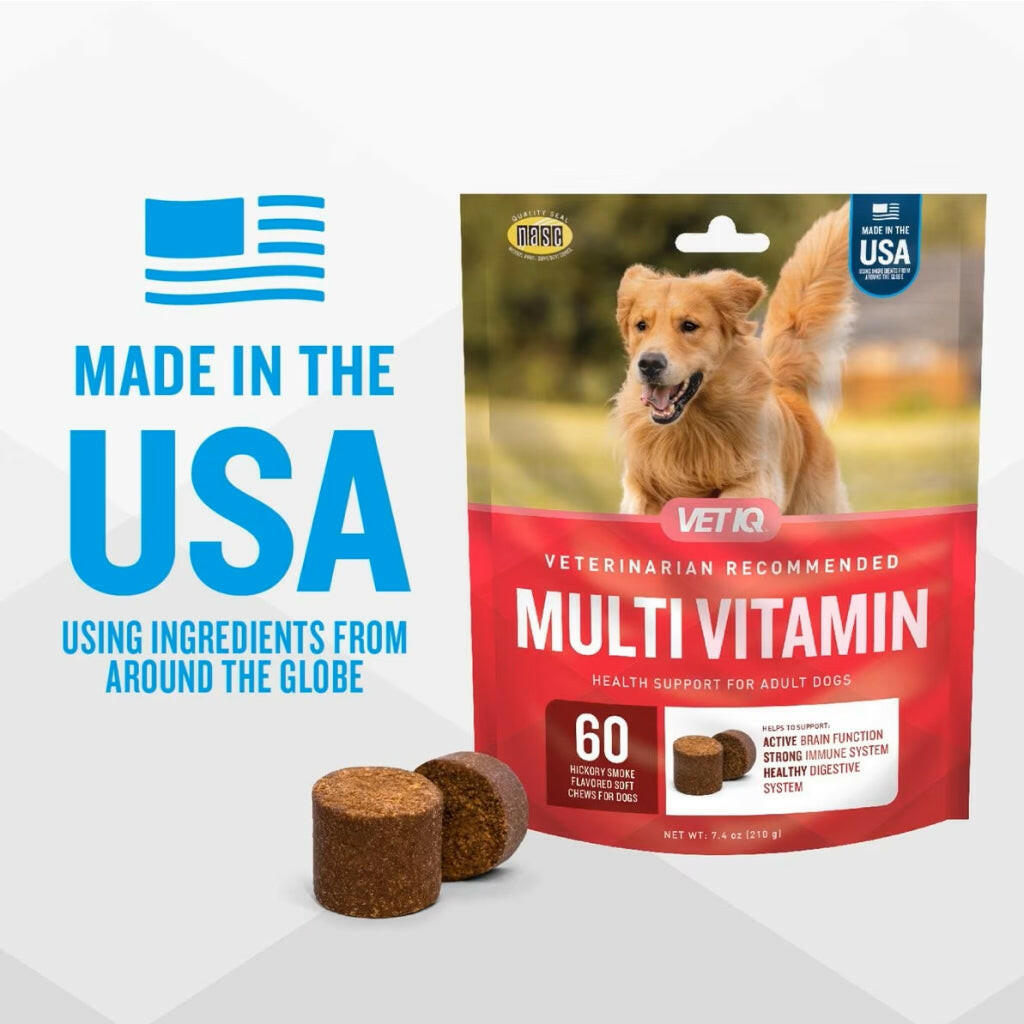VetIQ Multivitamin Soft Chew Supplement for Dogs (60 soft chews)