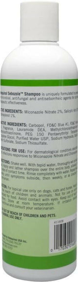 Vetoquinol Sebozole Medicated Shampoo for Dogs, Cats & Horses