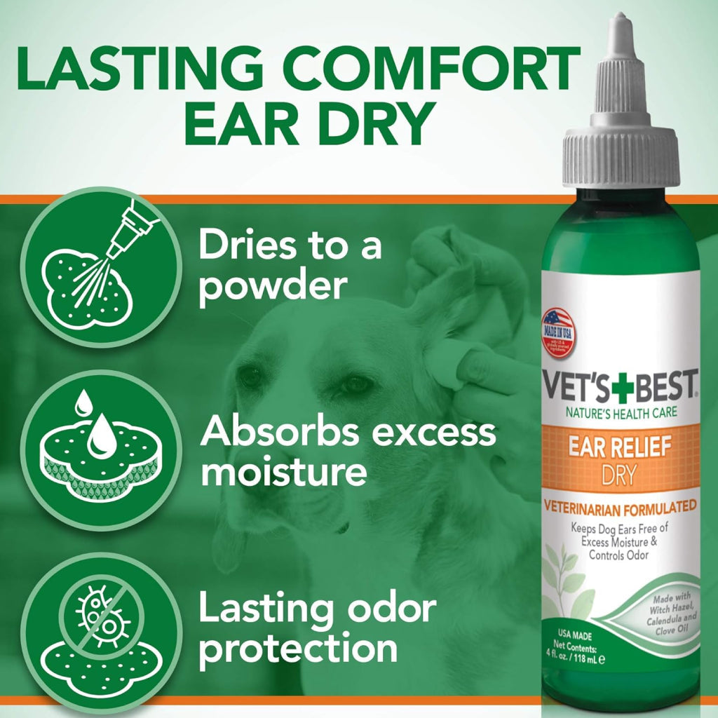 Vet's Best Ear Relief Dry (4 oz)