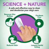 Vet's Best Ear Relief Finger Wipes for Dogs (50 ct)