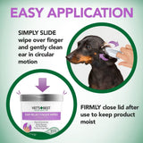 Vet's Best Ear Relief Finger Wipes for Dogs (50 ct)