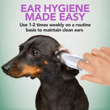 Vet's Best Ear Relief Finger Wipes for Dogs (50 ct)