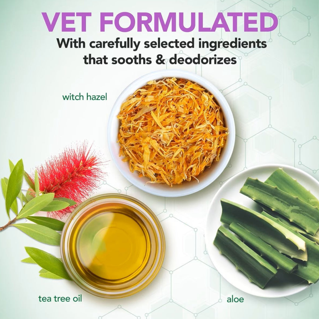 Vet's Best Ear Relief Finger Wipes for Dogs (50 ct)