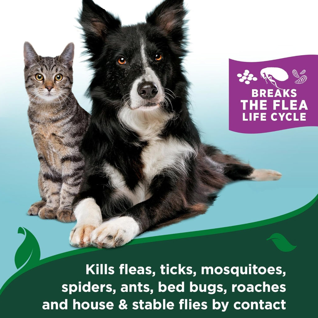 Vet's Best Flea & Tick Waterless Bath for Cats Cotton Spice Scent (5 oz)