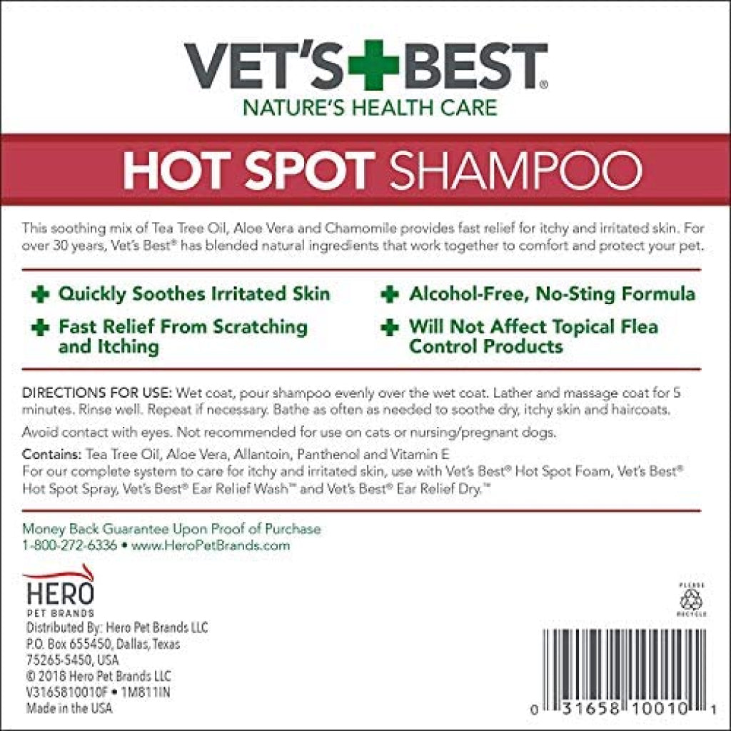 Vet's Best Hot Spot Shampoo (16 oz)
