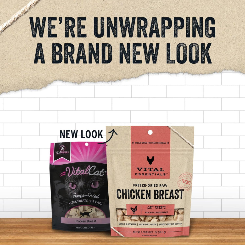 Vital EssentialsFreeze-Dried Raw Chicken Breast Treats For Cats