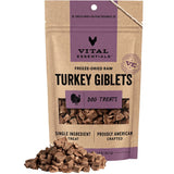 Vital Essentials Freeze-Dried Turkey Giblets Treats for Dogs, 2-oz
