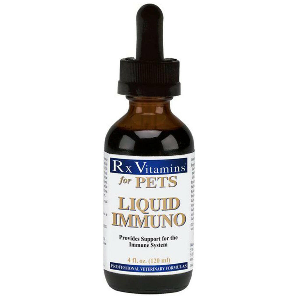 Rx Vitamins Liquid Immuno Immune Support for Cats & Dogs, Bacon Flavor