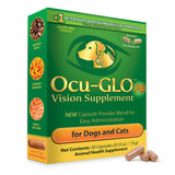 Ocu-GLO Powder Blend Vision Capsules for Dogs & Cats - 30ct