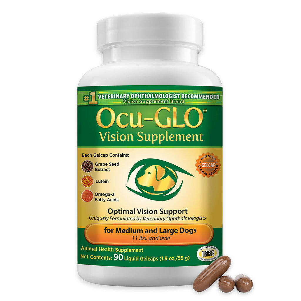 Ocu-GLO Vision Liquid Gel Capsules for Medium & Large Dogs