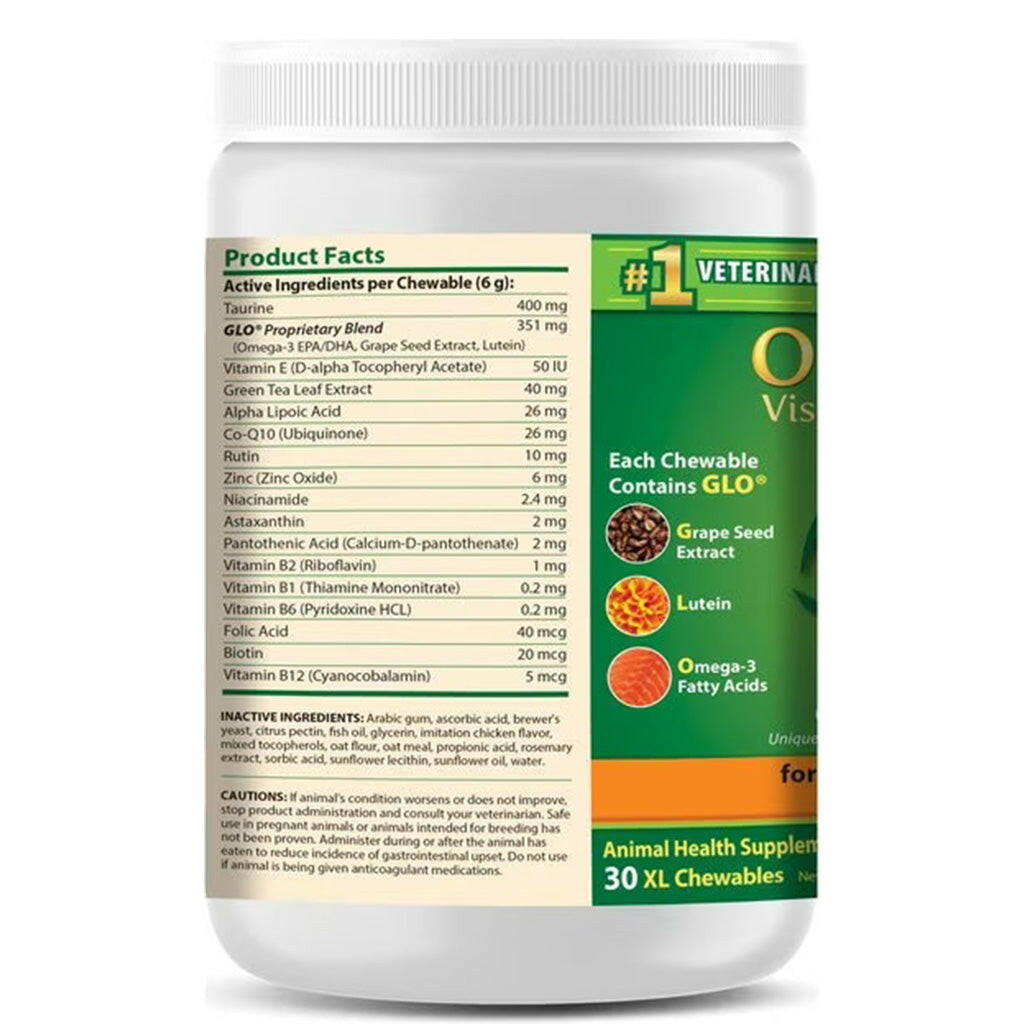 Ocu-GLO XL Vision Supplement Soft Chews for Medium & Large Dogs (30 Count)