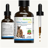 Pet Wellbeing Kidney Support Gold for Dogs & Cats