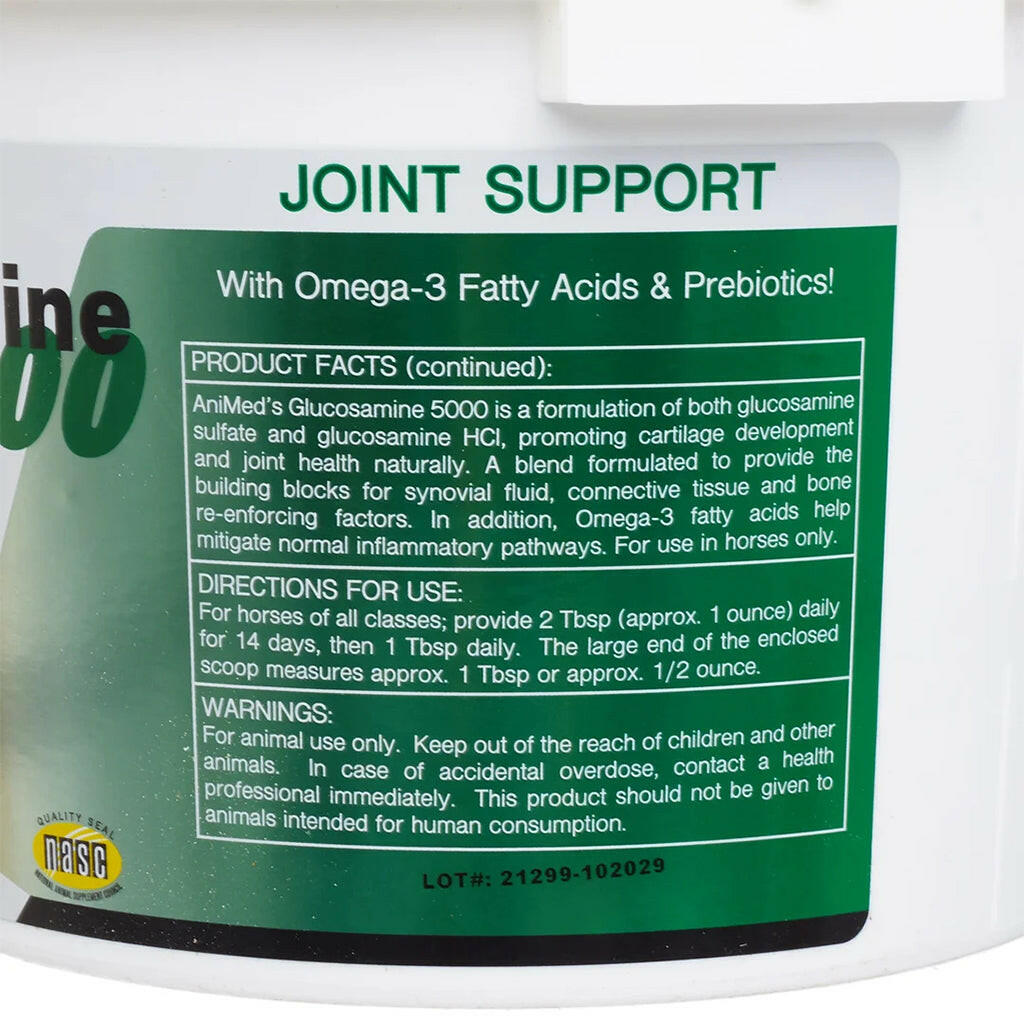 AniMed Glucosamine 5000 Joint Supplement For Horses