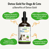 Detox Gold for Dogs - Gentle Detoxification & Elimination Support