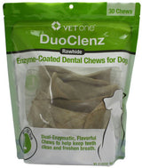 DuoClenz Enzymatic Rawhide Chews for Dogs - 25 - 50 lbs - 30 chews