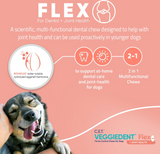 C.E.T. VeggieDent Flex + Joint Health for Large Dogs Over 66lbs