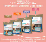 C.E.T. VeggieDent Flex + Joint Health for Extra Small Dogs Under 11 lbs