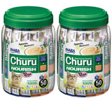 INABA Veterinarian Formula Churu Nourish, Chicken & Tuna Recipe Lickable Treats for Cats