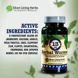 13 Herbal Wormer for Canines -90 Capsule