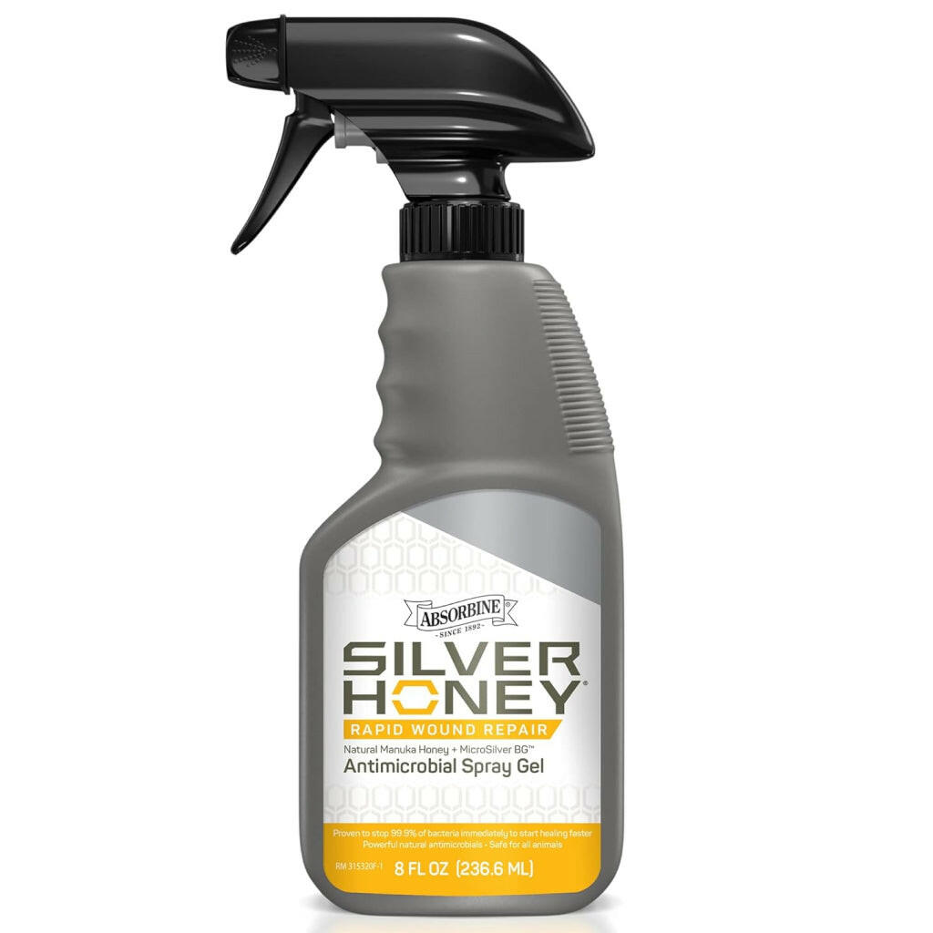 Absorbine Silver Honey Rapid Wound Repair Spray Gel 8 oz