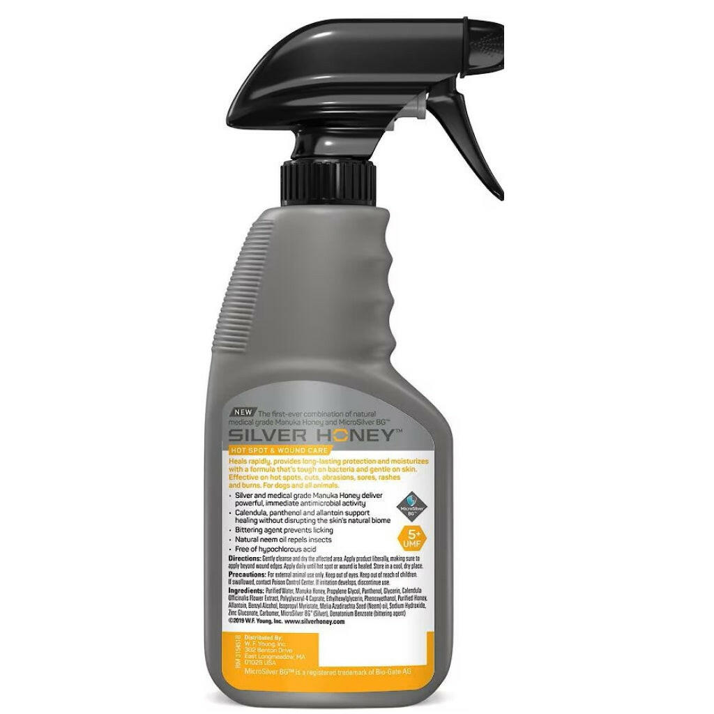 Absorbine Silver Honey Hot Spot & Wound Care Spray Gel 8 oz