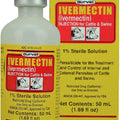 Durvet Ivermectin Injection 1% for Cattles and Swines