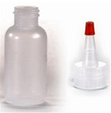 Boston Round Squeeze Bottles with Yorker Top – Available in 1/2 oz., 1 oz., 2 oz., 4 oz., and 8 oz. (Bags of 25)