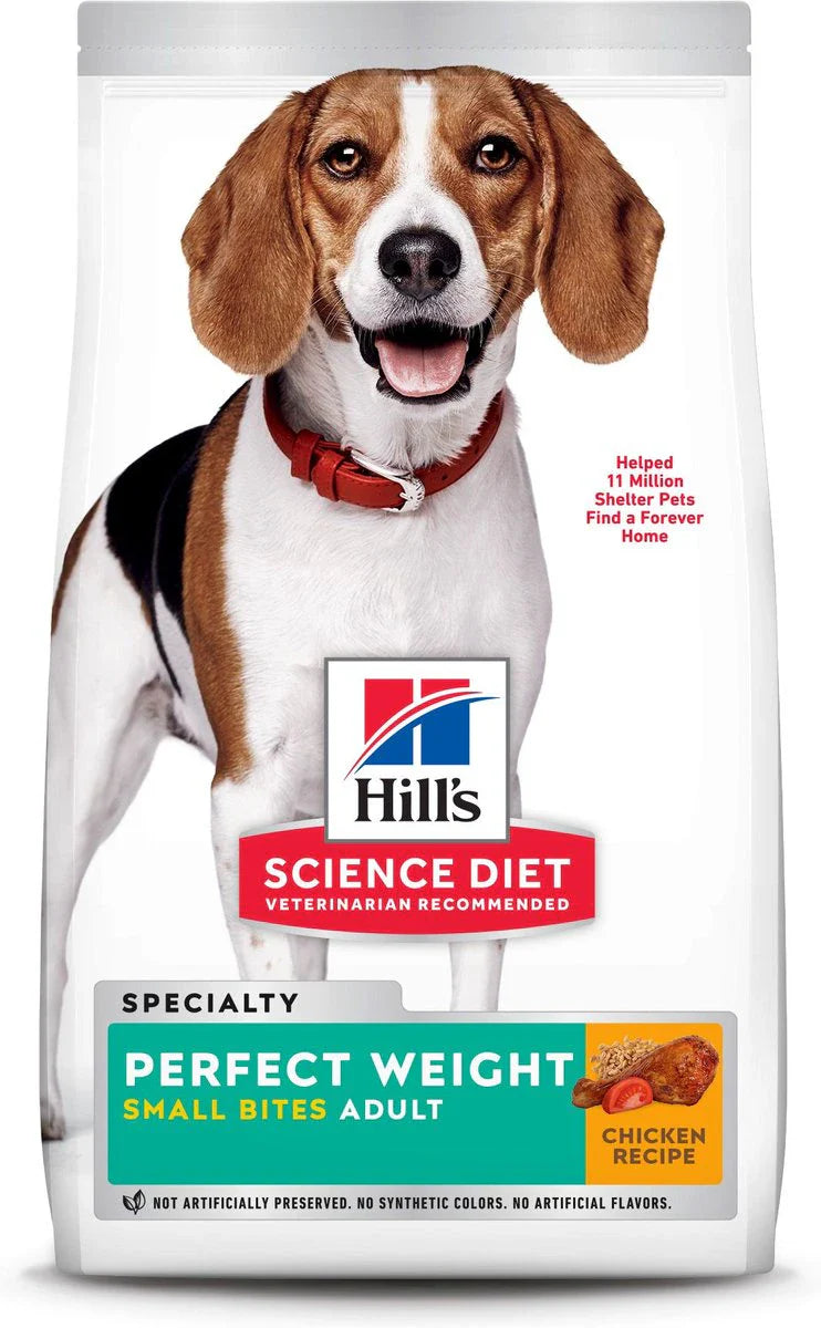 Hill's Science Diet Adult Perfect Weight Small Bites Dry Dog Food, Chicken Recipe