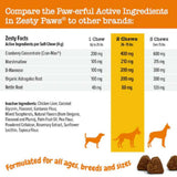 Zesty Paws Cranberry Bladder Bites Chicken Flavor Chews for Dogs (90 ct)