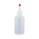 Boston Round Squeeze Bottles with Yorker Top – Available in 1/2 oz., 1 oz., and 4 oz. (Bags of 25)