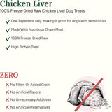 360 Pet Nutrition Chicken Liver Freeze-Dried Raw Dog Food, 4-oz