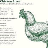360 Pet Nutrition Chicken Liver Freeze-Dried Raw Dog Food, 4-oz