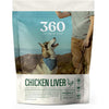 360 Pet Nutrition Chicken Liver Freeze-Dried Raw Dog Food, 4-oz