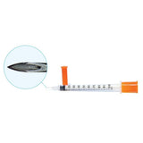 U40 Insulin Syringe- .5cc w/ 29g x 1/2"- bags of 10
