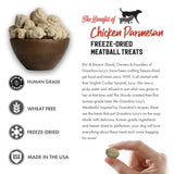 Grandma Lucy Chicken Parmesan Freeze-Dried Meatball Treats for Dogs, 3-oz