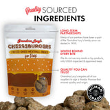 Grandma Lucy Cheeseburgers Freeze-Dried Meatball Treats for Dogs, 3-oz