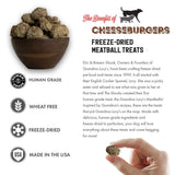 Grandma Lucy Cheeseburgers Freeze-Dried Meatball Treats for Dogs, 3-oz