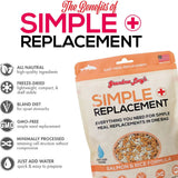 Grandma Lucy Simple Remedy Freeze-Dried Salmon & Rice Formula for Dogs, 7-oz