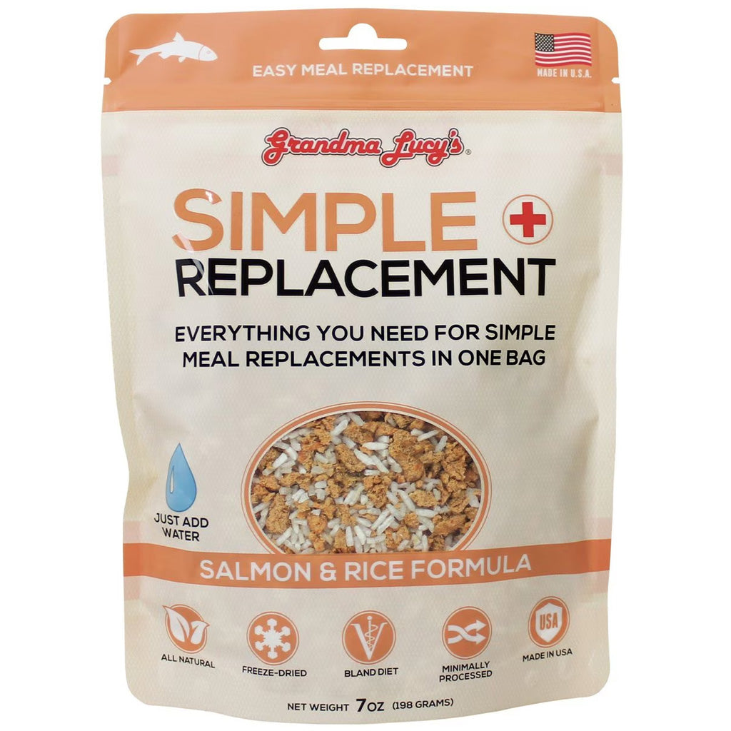 Grandma Lucy Simple Remedy Freeze-Dried Salmon & Rice Formula for Dogs, 7-oz