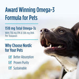 Nordic Naturals Omega-3 Pet Oil Supplements For Large to Very Large Breed Dogs, 16-oz