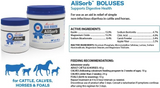 Merrick's Blue Ribbon AliSorb Anti-Diarrheal Bolus for Calves & Foals (50 boluses)