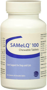 SAMeLQ 100 Chewable Tablets for Dogs & Cats - Boost Liver Health