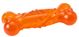 Spot Play Strong Scent-Sation Bone Dog Toy Orange, 5"