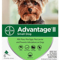 Advantage II Flea Control for Small Dogs (under 10 lbs) Green Box