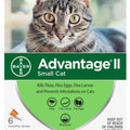 Advantage II Flea Control for Small Cats (5-9 lbs) Orange Box