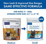 C.E.T. Enzymatic Dental Chews for Small Dogs 11-25 lbs