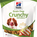 Hill's Natural Grain Free treats for dogs with Chicken & Apples, Crunchy Dog Treat, 8 oz bag