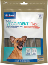 C.E.T. VeggieDent Flex + Joint Health for Extra Small Dogs Under 11 lbs