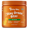 Zesty Paws Stay Green Bites Chicken Flavored Gut Health Chews for Dogs (90 ct)