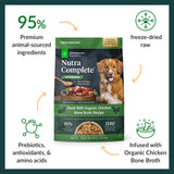 Ultimate Pet Nutrition Nutra Complete Plus Bone Broth Duck Dog Food